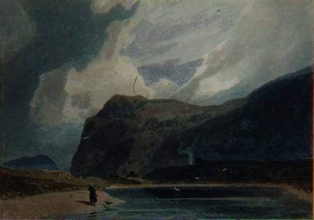 Mountain Scene in Wales van John Sell Cotman