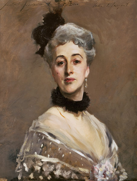 Portret van de Prinses de Beaumont. van John Singer Sargent