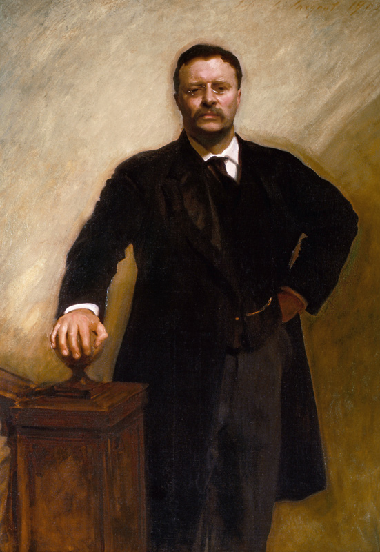 Portrait of Theodore Roosevelt van John Singer Sargent