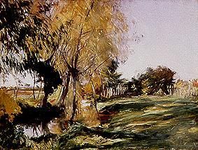 Herbstliches Bach-Ufer van John Singer Sargent