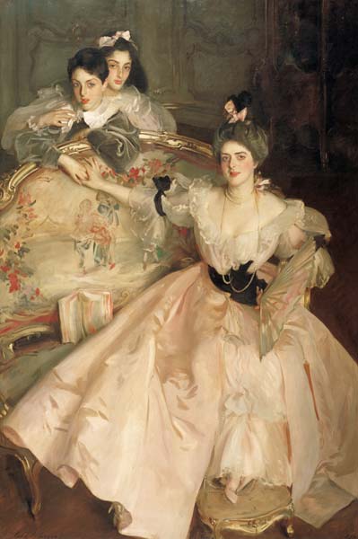 Mrs. Carl Meyer, later Lady Meyer, and her two Children van John Singer Sargent