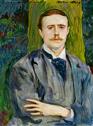 Portrait of Jacques-Emile Blanche (1861-1942) van John Singer Sargent