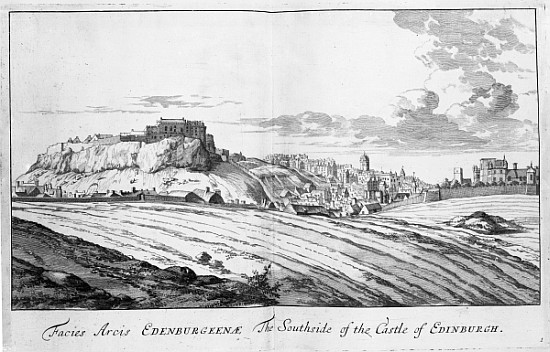 The Southside of the Castle of Edinburgh, from ''Theatrum Scotiae'' John Slezer van John Slezer