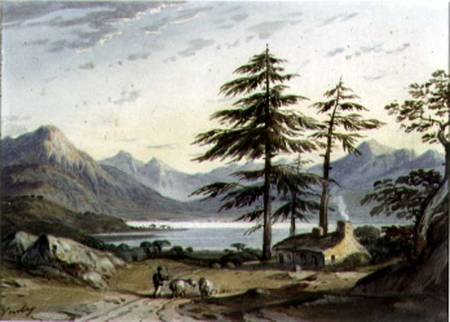 Lake Scene van John Varley