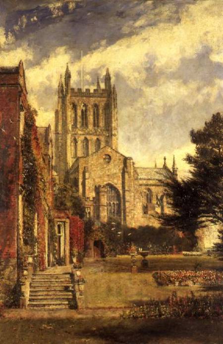 Hereford Cathedral van John William Buxton Knight