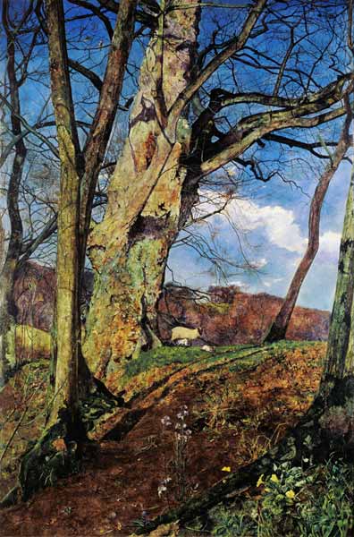 In Early Spring: A Study in March van John William Inchbold