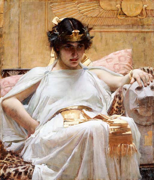 Cleopatra van John William Waterhouse