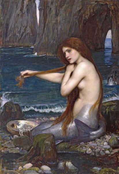 A Mermaid van John William Waterhouse