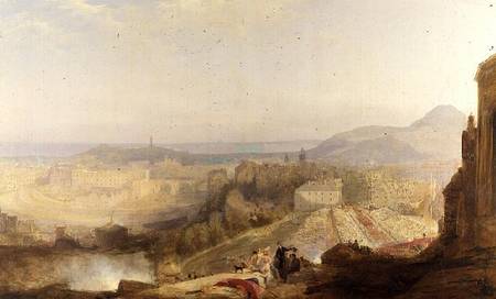 A Military Review on the Occasion of the Visit of George IV to Edinburgh van John Wilson Ewbank