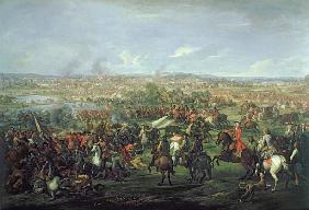 The Battle of Blenheim on the 13th August 1704, c.1743 (see 195676 for detail)