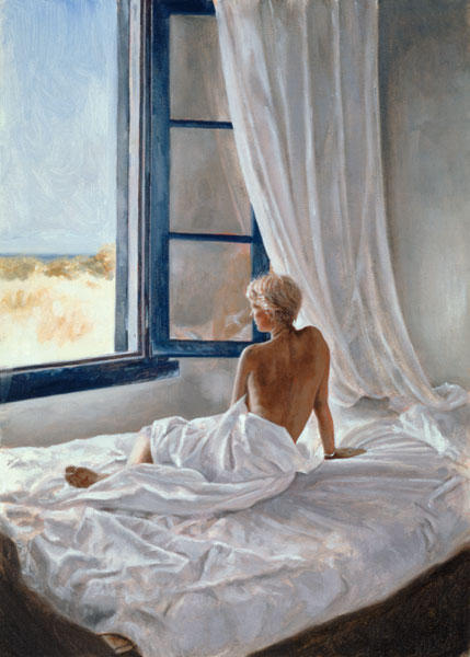 Afternoon View (oil on canvas board)  van John  Worthington