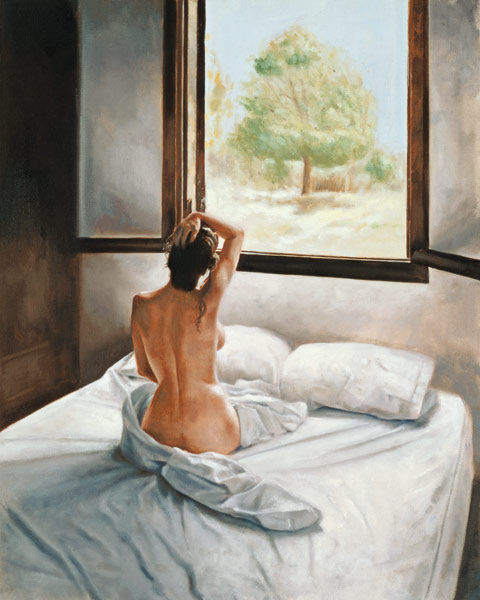 September Morning (oil on canvas)  van John  Worthington