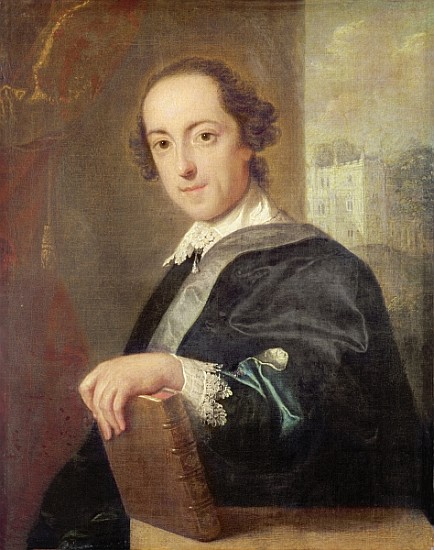 Portrait of Horatio Walpole, 4th Earl of Oxford van John Giles Eckhardt