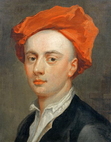 Portrait of John Gay (1685-1732), author of The Beggar's Opera van Jonathan Richardson