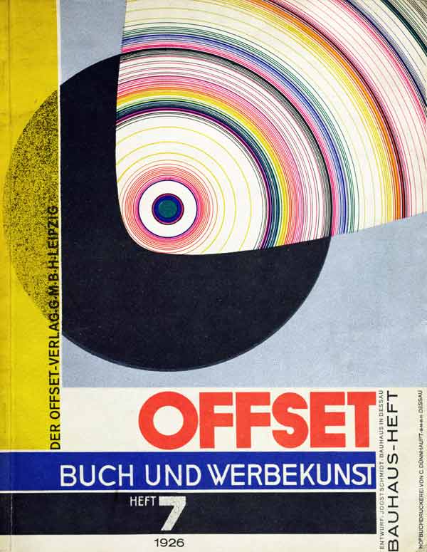 Cover of issue number 7 of Offset Buch und Werbekunst 1926 van Joost Schmidt