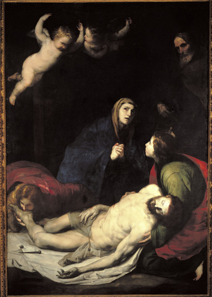 de Ribera / Lamentation of Christ / 1637 van José (auch Jusepe) de Ribera