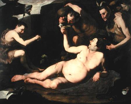 Drunken Silenus van José (auch Jusepe) de Ribera