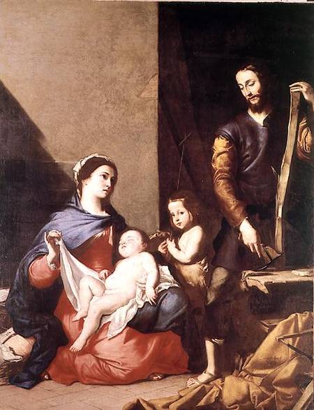 The Holy Family van José (auch Jusepe) de Ribera