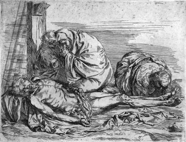 J.de Ribera, Beweinung Christi van José (auch Jusepe) de Ribera