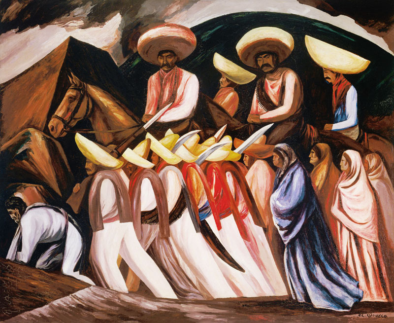 Zapatistas van José Clemente Orozco