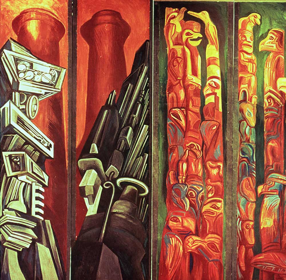 Decorative Panel III, from The Epic of American Civilization, 1932-34 van José Clemente Orozco