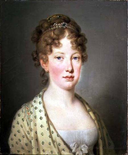Archduchess Leopoldina of Austria van Josef Kreutzinger