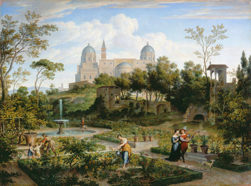 Santa Maria Maggiore in Rom van Joseph Anton Koch