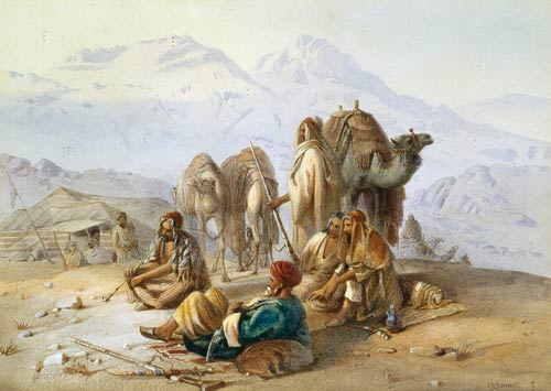 An Arab Encampment van Joseph-Austin Benwell