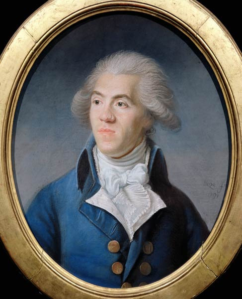 Portrait presumed to be Antoine Barnave (1761-93) van Joseph Boze
