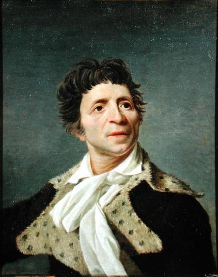 Portrait of Marat (1743-93) van Joseph Boze