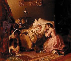 Schlafende Kinder van Joseph Danhauser