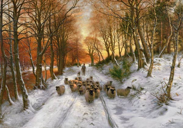 Glowed with Tints of Evening Hours van Joseph Farquharson