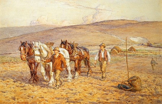 Ploughing van Joseph Harold Swanwick