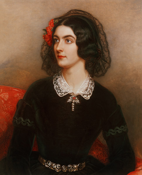 Bildnis der Lola Montez (1820-1861) van Joseph Karl Stieler