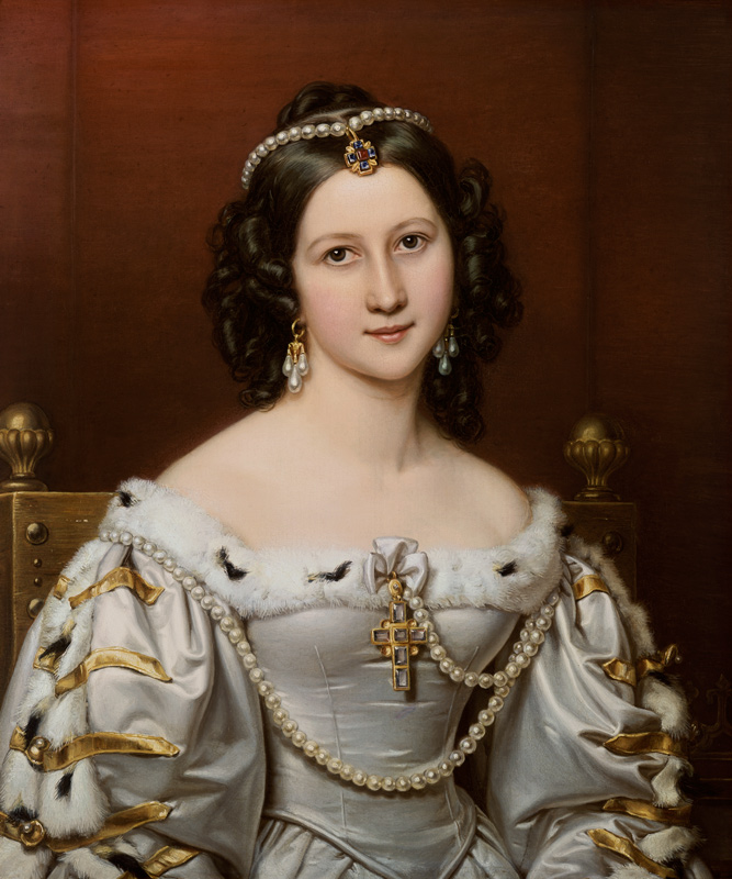 Charlotte von Owen, geb.von Hagen Schönheitengalerie König Ludwigs I. von Bayern van Joseph Karl Stieler