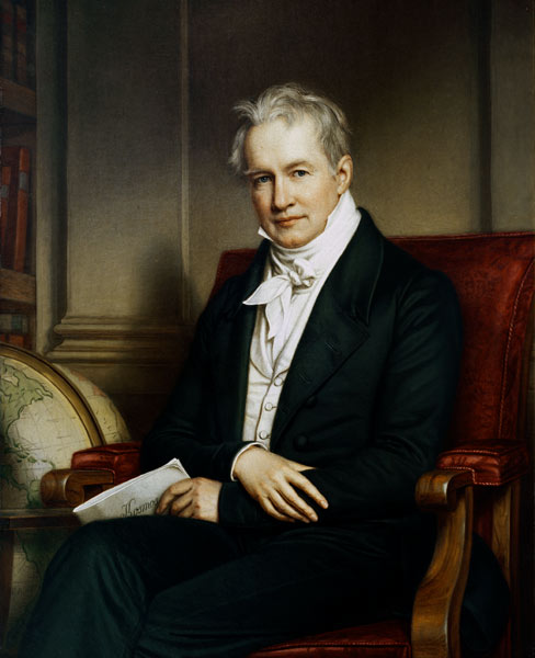 Humboldt, Alexander Freiherr von, Portrait van Joseph Karl Stieler