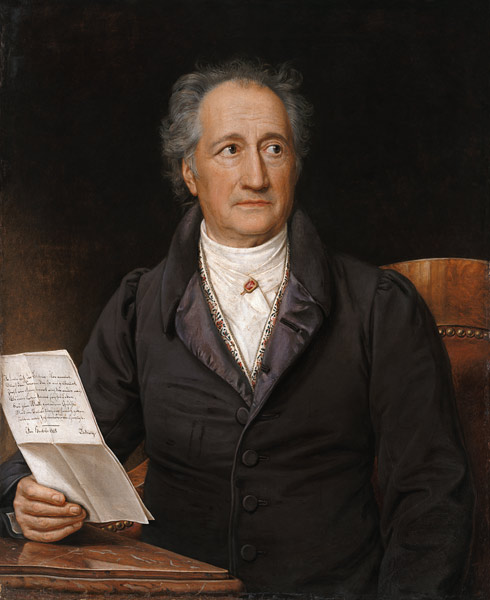 Portret Goethe van Joseph Karl Stieler
