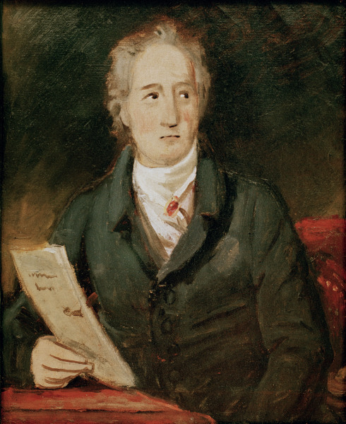 Goethe , Sketch by J.Stieler van Joseph Karl Stieler