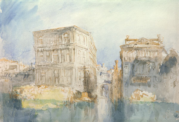 W.Turner, Venice: The Casa Grimani... van William Turner