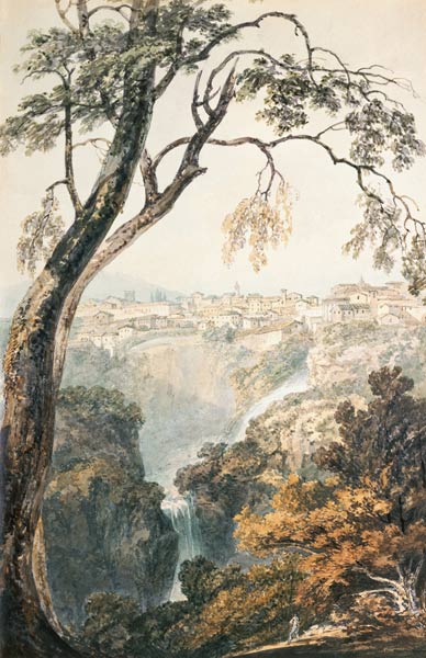 Falls of the Anio van William Turner
