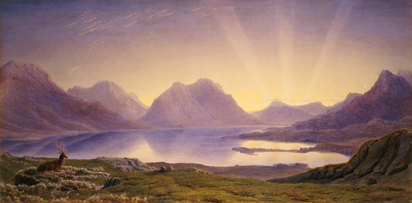 The Dawn, Loch Torridon van William Turner