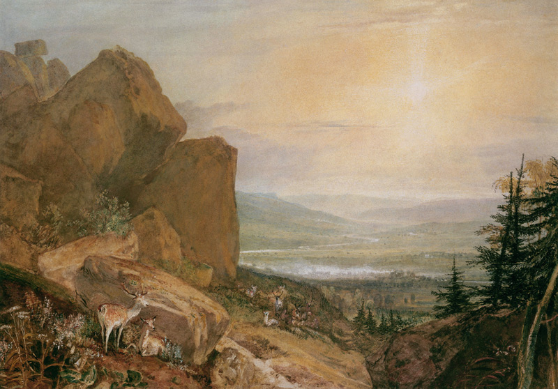 Valley of the Wharfe with Otley in the Distance van William Turner