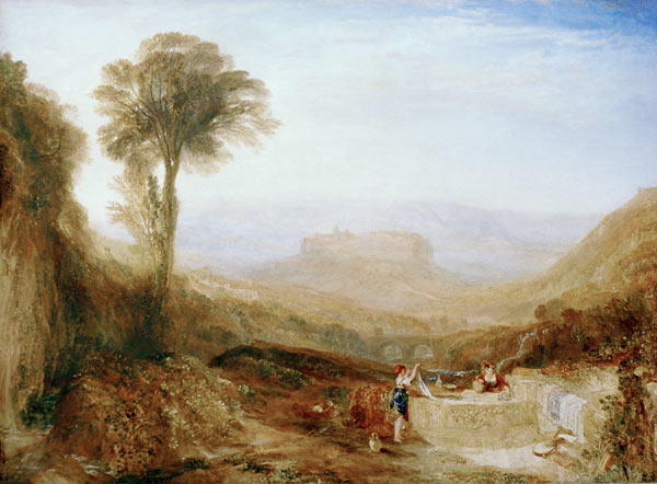 W.Turner, Ansicht von Orvieto van William Turner