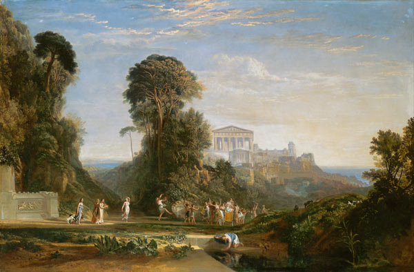 The Temple of Jupiter - Prometheus Restored van William Turner