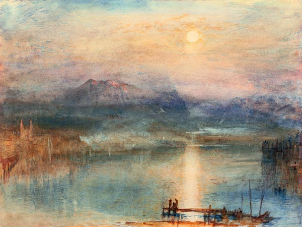 W. Turner, Lake Lucerne / 1841/44 van William Turner