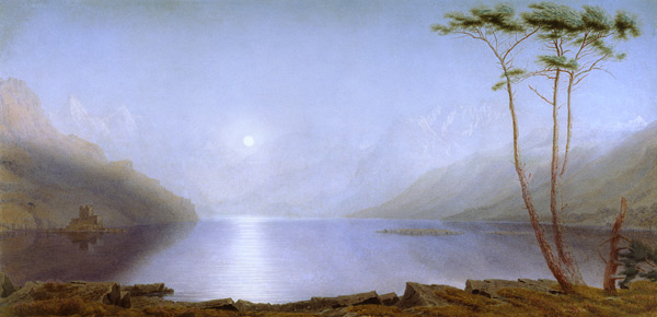 Loch Duich, Summer Moonlight  on van William Turner