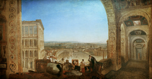 Rom vom Vatikan aus gesehen van William Turner
