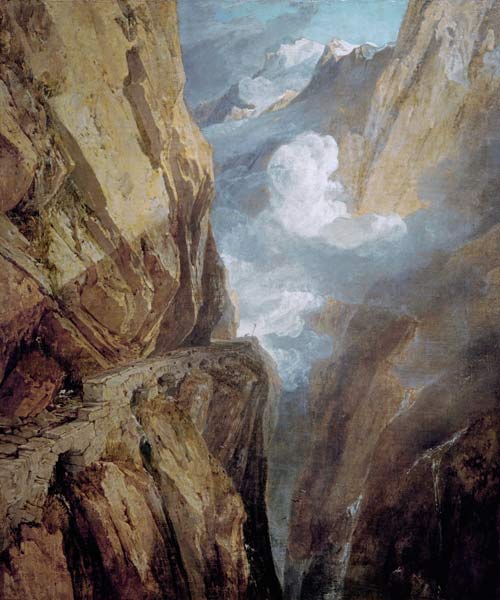 William Turner, Der St. Gotthard-Pass van William Turner