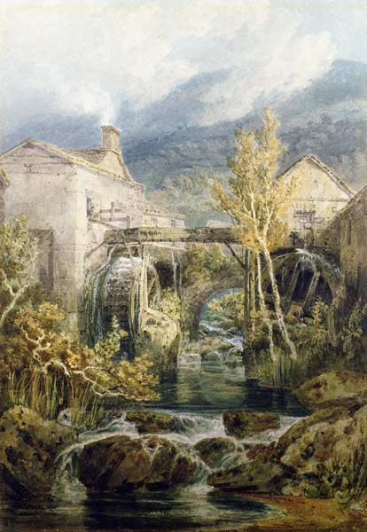 The Old Mill, Ambleside van William Turner