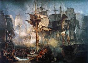 De slag bij Trafalgar